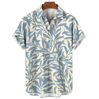 Hawaiian Shirts For Men Short Sleeve Tops New Coconut Treeo Graphic 3d Shirt Fashion Streetwear 5XL Summer Clothing Men's Blouse