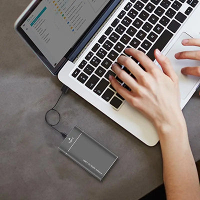 USB External Hard Drive 500GB Ultra Slim External Harddrive USB Hard Drive Black Laptop External Hard Drive Data Storage