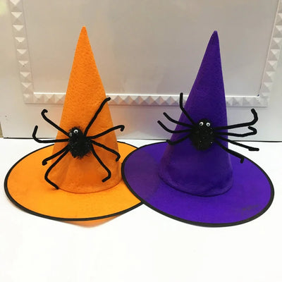 Holiday Party Supplies Halloween Witch Hats Makeup Costumes Props Halloween Decorations for Home День Рождения Декор Witch Hat