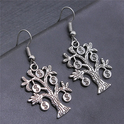 Tree Earring Women Drop Earrings Round Tree Dangle Earrings Women Fashion Jewelry Gift For Women