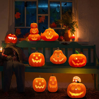 1Pc Halloween Decor Pumpkin Halloween Props Lantern Decor Pumpkin Decoration Pumpkin Light Outdoor Halloween Decorationsation