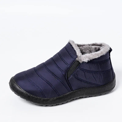 Kidmi Winter Fuzzy Women Shoes Warm Cold-proof Velvet  Antiskid Waterproof Women Boots Outdoor Indoor Soft House Women Shoes