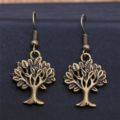 Tree Earring Women Drop Earrings Round Tree Dangle Earrings Women Fashion Jewelry Gift For Women