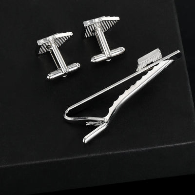 Personality Poker AAAA Cufflinks&Tie Clip Set For Men Suit Tuxedo Blouse Jewelry Accessories