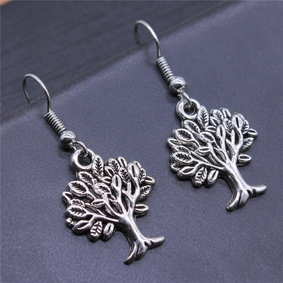 Tree Earring Women Drop Earrings Round Tree Dangle Earrings Women Fashion Jewelry Gift For Women