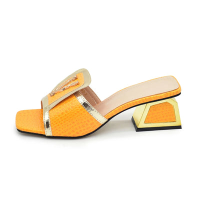 New Fashion Elegant Women Shoes Slip on Open Toe Shoes for Wedding Women Plus Size Women Shoes 43 Luxery Nigerian Party Pumps