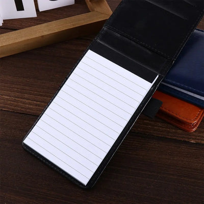 Multifunction Pocket Planner A7 Notebook Small Notepad Note Book Leather Cover Business Diary Memos Office School Stationery