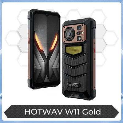 HOTWAV W11 Rugged Phone 6.6'' FHD+ Android 13 12GB(6+6) RAM+256GB ROM 20800mAh Smartphone  24MP Camera Night Vision Mobile Phone