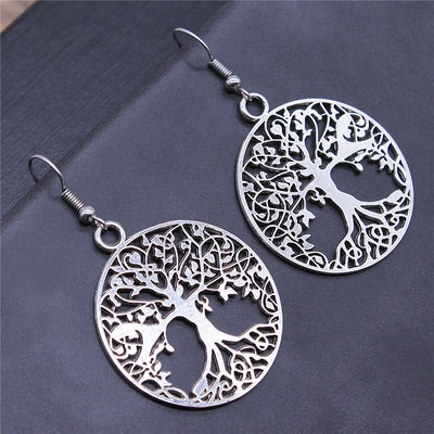 Tree Earring Women Drop Earrings Round Tree Dangle Earrings Women Fashion Jewelry Gift For Women