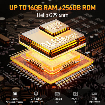 Ulefone Armor 21 Rugged Phone 16GB RAM 256GB ROM Smartphone Android 13 G99 moblie phone 64MP 9600mAh 4G Cellular Global Version