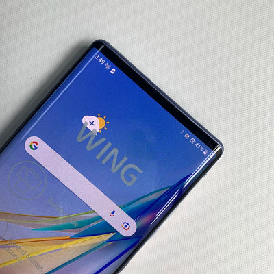 Original LG WING 5G CellPhone F100VM F100TM F100N F100 4G LTE Mobile Phone 6.8'' 128GB ROM Android WING SmartPhone