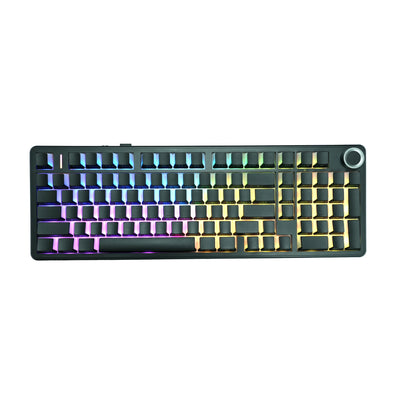 AULA F99Pro Light Feather Version Noiseless Switch Gasket Structure Hot-swap RGB Mechanical Keyboard with Media Knob