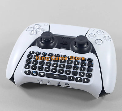 3.5mm Wireless Gamepad Keyboard Controller ChatPad for PS5 Keyboard Built in Speaker Controller Keyboard