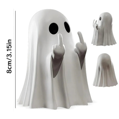 New Halloween family scary White Ghost party decorating yard ornaments study tabletop decorative knickknacks