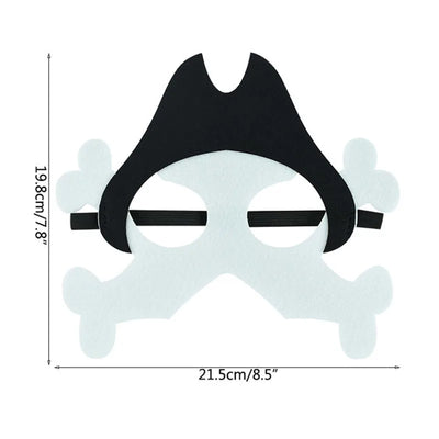 Halloween Pumpkin Ghost DIY Mask Children's Ghost Festival Party Makeup Dance Props Halloween Decoration Supplies Felt Eye Mask