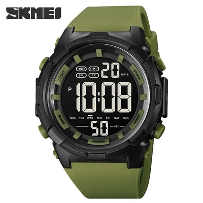 SKMEI 1845 Fashion Digital Waterproof Watch for Men Military Electronic Sport Mens Wristwatches Shockproof Clock Reloj Masculino
