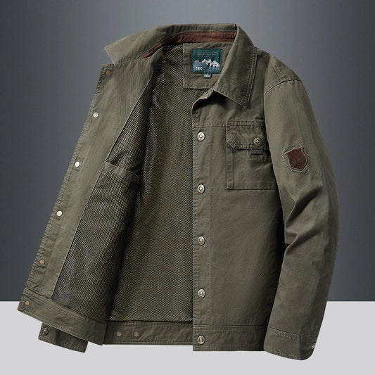Cargo Jackets New Autumn Men Casual Windbreaker Fashion Bomber Jacket Coat Male Baseball Jackets Camping Outerwear Man Clothes