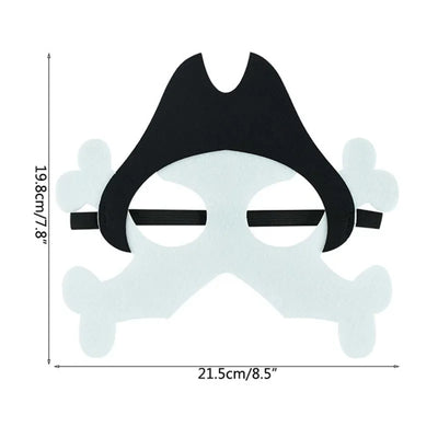 Halloween Pumpkin Ghost DIY Mask Children's Ghost Festival Party Makeup Dance Props Halloween Decoration Supplies Felt Eye Mask