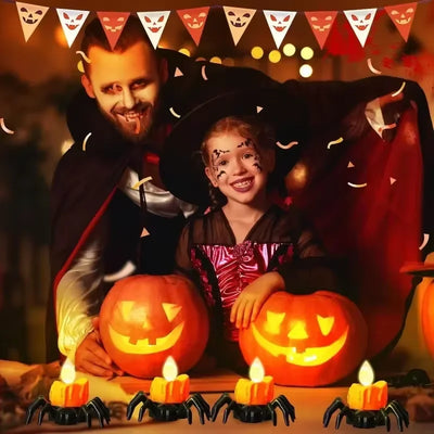 Halloween Decoration Pumpkin Lantern Decoration Party Decoration Spider Night Lantern Ghost House Horror Atmosphere Decoration