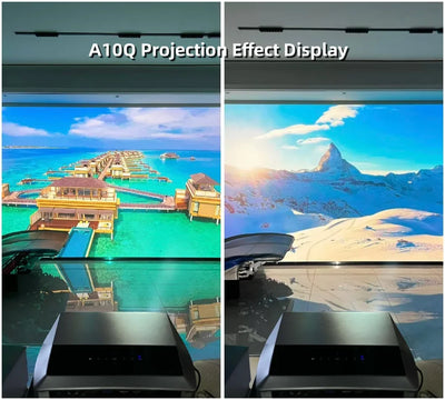 2025 A new 4K LUMENS projector with autofocus, Android, WiFi 6, Bluetooth, for movies, home cinema, BEAM projector