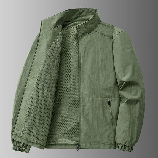 Men's jacket  spring and autumn thin casual sports jacket  windproof jacket  2025 new workwear  outdoor assault jacket  top