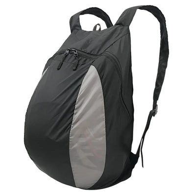 Motorcycle riding helmet backpack, outdoor cycling and mountaineering helmet storage bag, hiking backpack folding storage design