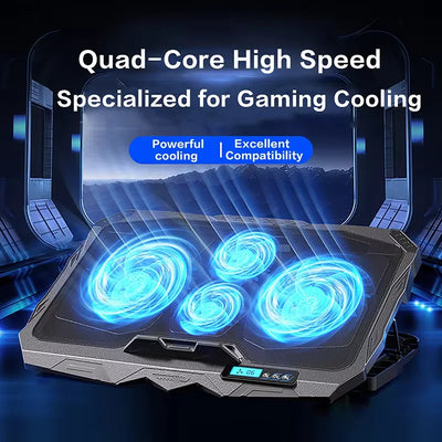 Laptop Cooling Pad,Laptop Cooler with 4 Quiet Fans for 12