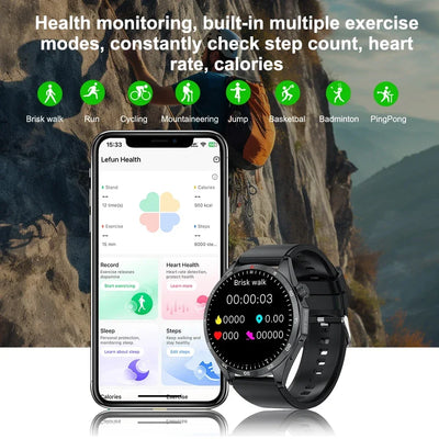 LT09 WATCH GTS4 Smart Watch Men IP68 Waterproof 1.53 HD Screen 360*360 Bluetooth Call 330mAh Blood Oxygen Smartwatch For Men