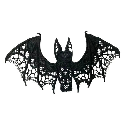 Realistic Bat Halloween Festival Decoration Lace Bat Pendant Multi-purpose Halloween Decoration for DIY Clothing Home Decoration