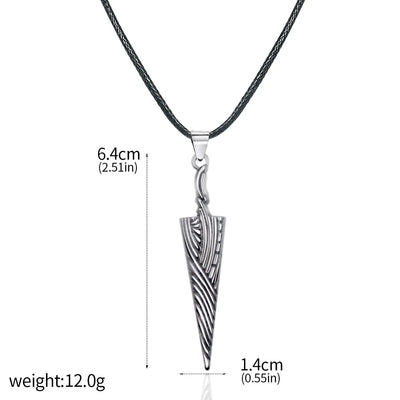 Game Hollow Knight Bone Nail Logo Necklace Jewelry Gift For Women Men Game Fans Alloy Metal Trinket Wholesale