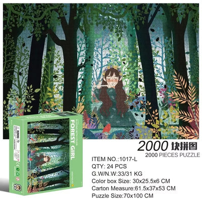 2000 Pieces Jigsaw Puzzle Various Landscape Patterns Jigsaw Puzzle Educational Toy for Kids Children 's Games Christmas Gift