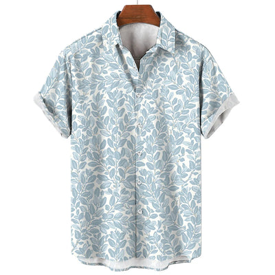 Hawaiian Shirts For Men Short Sleeve Tops New Coconut Treeo Graphic 3d Shirt Fashion Streetwear 5XL Summer Clothing Men's Blouse