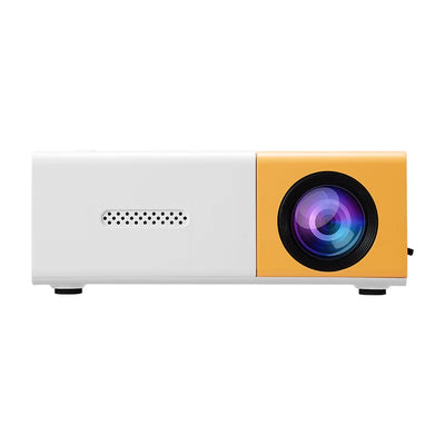 Smart Mini Portable Projector, 180° Adjustable Angle, Compatible, USB, Smartphone, TV Box, Laptop-for Movies and Presentations