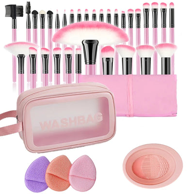 Makeup Brush Set - A set containing 37 makeup tools, a professional makeup set suitable for beginners.