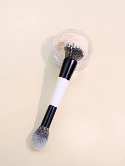4 Double-Headed Makeup Brushes, Multi-Functional Makeup Brush, Blush Brush, Foundation Brush, Loose Powder Brush, Highlight Brush, Nose Shadow Brush, Concealer Brush, Blush Brush, Gift for Ladies and Girls