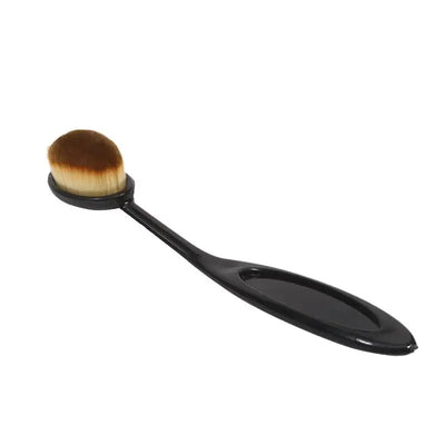 Toothbrush-Style Makeup Brush for Quick & Flawless Liquid/Cream/Powder Application, Professional Cosmetic Tool Set