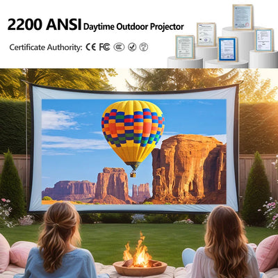 2025 A new 4K LUMENS projector with autofocus, Android, WiFi 6, Bluetooth, for movies, home cinema, BEAM projector
