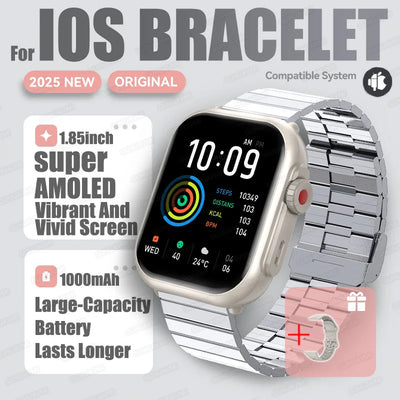 2025New For XIAOMI IOS Watch Ultra2 Smart Watches Women 1000mAh 1.85