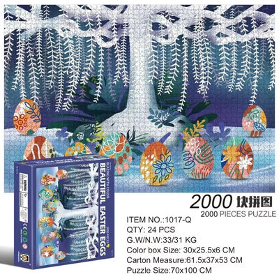 2000 Pieces Jigsaw Puzzle Various Landscape Patterns Jigsaw Puzzle Educational Toy for Kids Children 's Games Christmas Gift