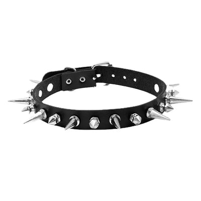Nail Collar Necklace Bracelet Leg Ring Harajuku Punk Leather Multi Pointed Jewelry Fashionable Neck Chain Collarbone Chain