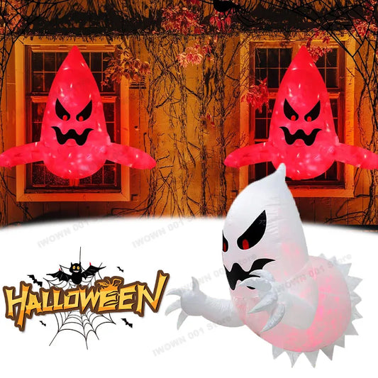 Halloween Blow Up Inflatable Giant Ghost Scary Air Inflation Phantom Unique Coming Party Outside Yard Garden Lawn Decor Props