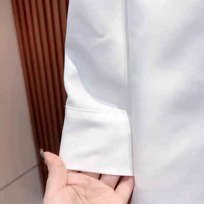 Shirt 2025 Fashion Spring Women New Irregular Stylish Shirt Versatile Chic Top