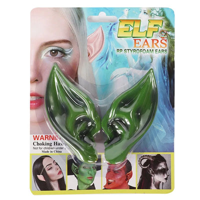 Halloween Latex Elf Ears Ghost Festival Party Demon Witch Dress Up Ears Trick Or Treat Kids Happy Halloween Day 2025
