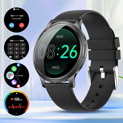 LIGE 2025 New Smart Watch For Women AMOLED Screen Watches IP68 Waterproof Heart Rate Monitor Ladies Smartwatch For Android ios