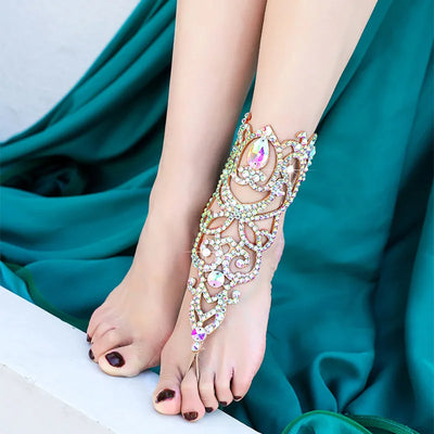 Belly Dance Necklace Rhinestone Female Adult High-End Stage Profession Performance Competition Accessories Dance Jewellery