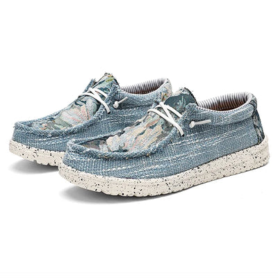 Men's Canvas Shoes Sneakers Outdoor Men Canvas Loafers Designer Graffiti Men vulcanized Flat Men Walking Moccasins Men Sneakers