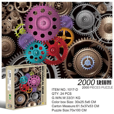 2000 Pieces Jigsaw Puzzle Various Landscape Patterns Jigsaw Puzzle Educational Toy for Kids Children 's Games Christmas Gift