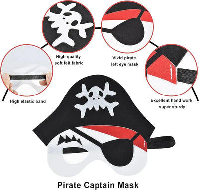 Halloween Pumpkin Ghost DIY Mask Children's Ghost Festival Party Makeup Dance Props Halloween Decoration Supplies Felt Eye Mask