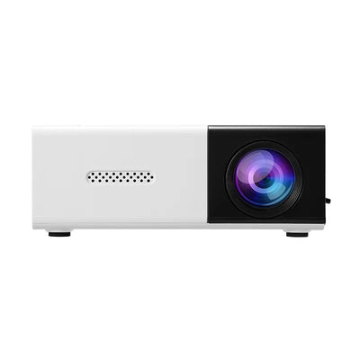 Smart Mini Portable Projector, 180° Adjustable Angle, Compatible, USB, Smartphone, TV Box, Laptop-for Movies and Presentations