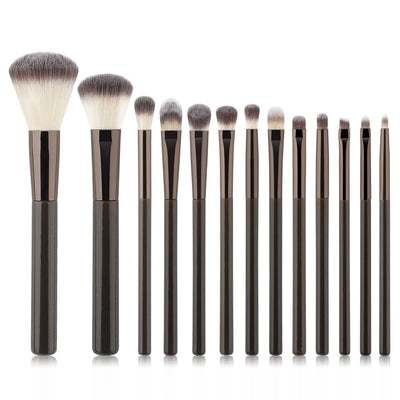Makeup Brushes Powder Foundation Concealer  Eye Shadow Eyebrow Eyeliner Sculpting Brush Aluminum Handle